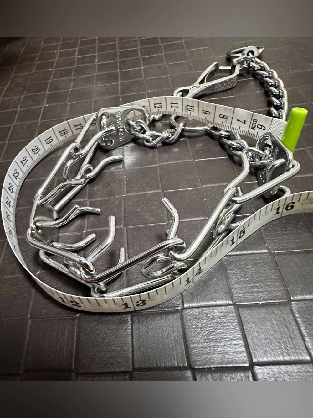 Herm Sprenger Ultra-Plus Training Dog Prong Collar with Latch-Small-2.25 mm